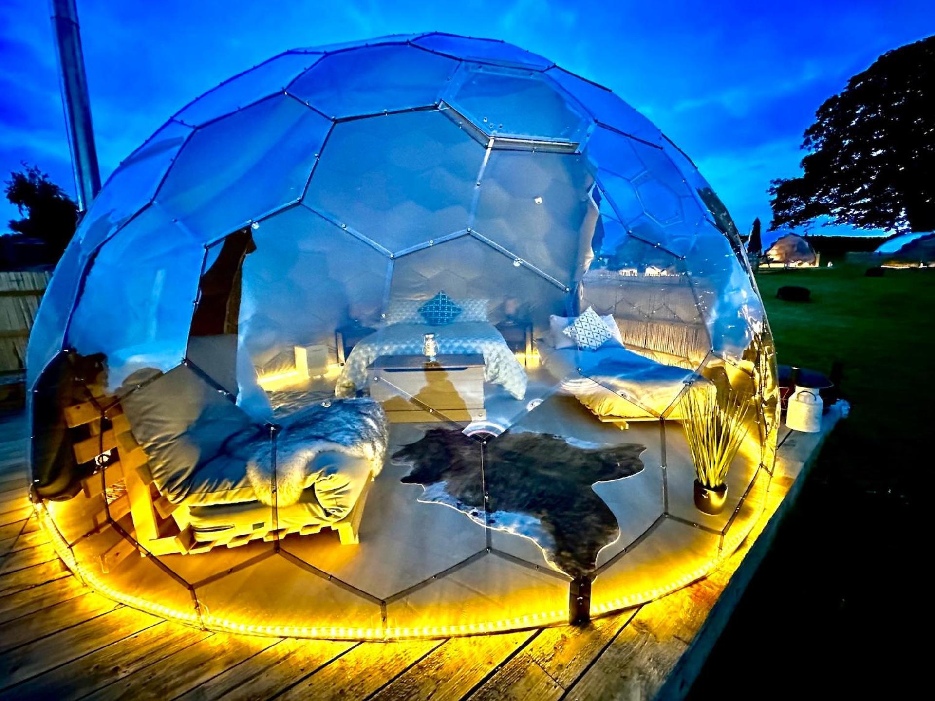 Deerstone Glamping-Boulsworth Hill Dome Hot Tub Hotel Earby Eksteriør billede