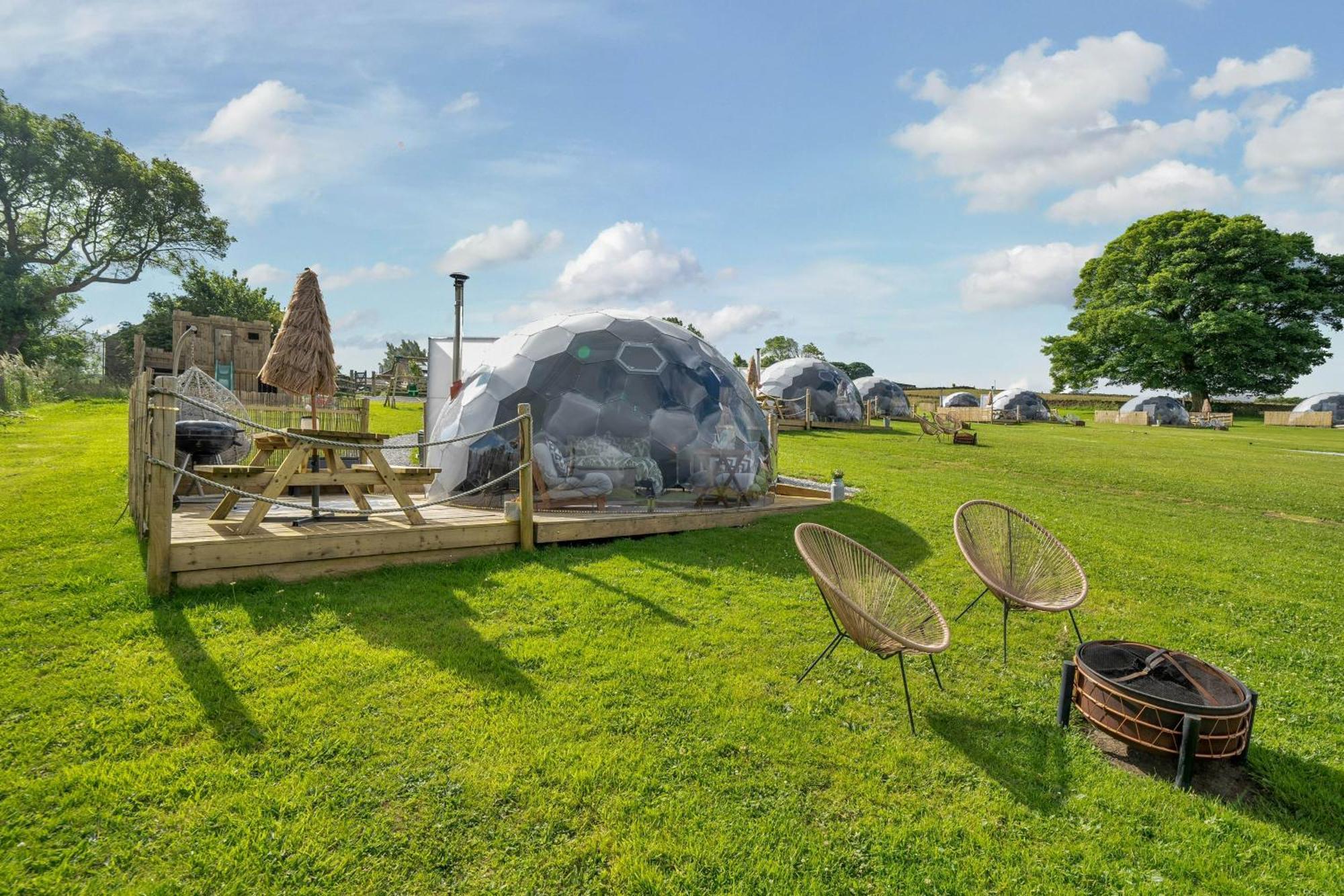 Deerstone Glamping-Boulsworth Hill Dome Hot Tub Hotel Earby Eksteriør billede